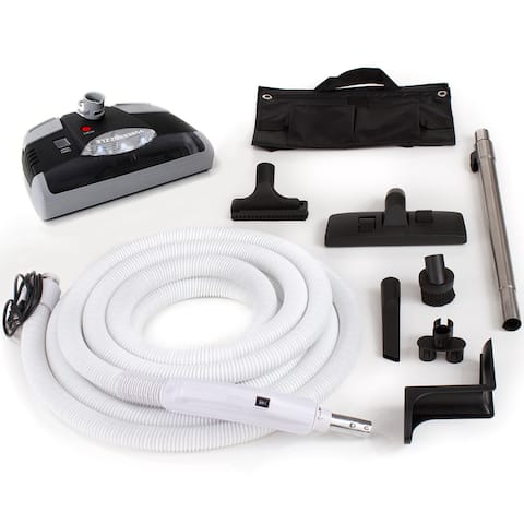 35-foot Central Vacuum Kit with Power Head and Tools