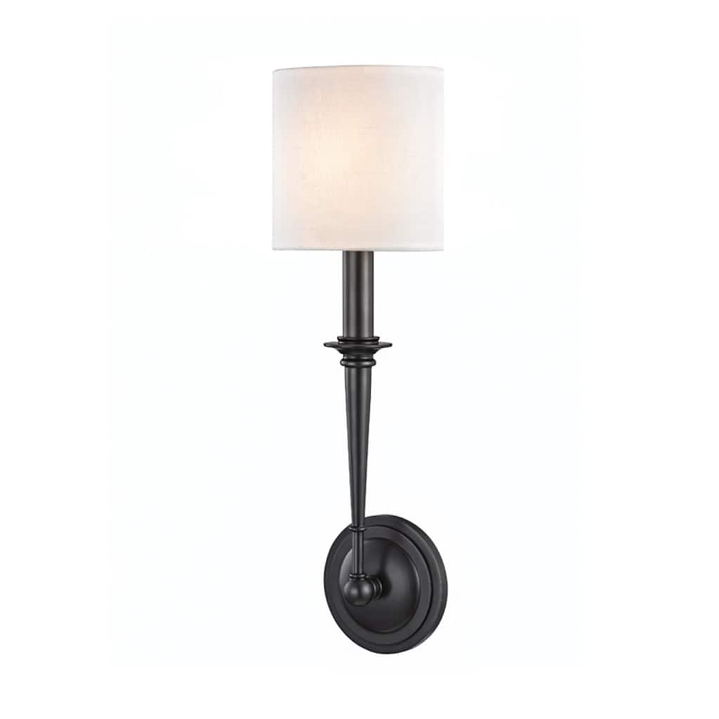 Hudson Valley Lourdes 1-Light Old Bronze Wall Sconce