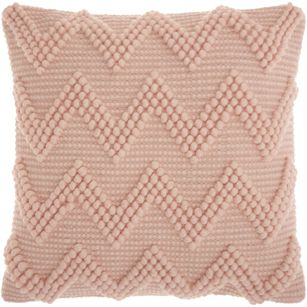 large pink throw pillows