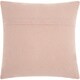 Mina Victory Chevron Textured Millennial Pink Throw Pillow (1'8 x 1'8) - Thumbnail 1