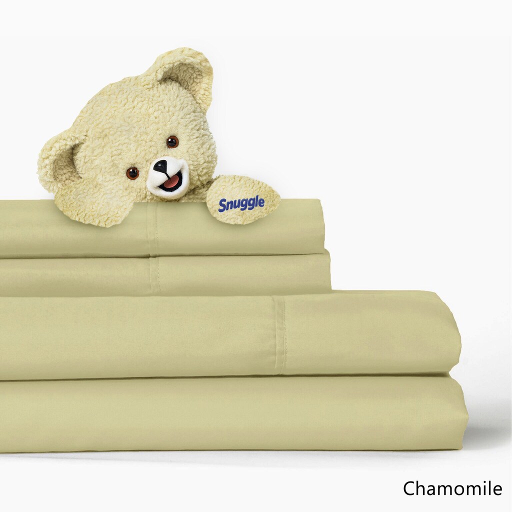 Snuggle BRAND Double Brush Super Soft Microfiber QUEEN Sheet Set 6 PIECE KHAKI