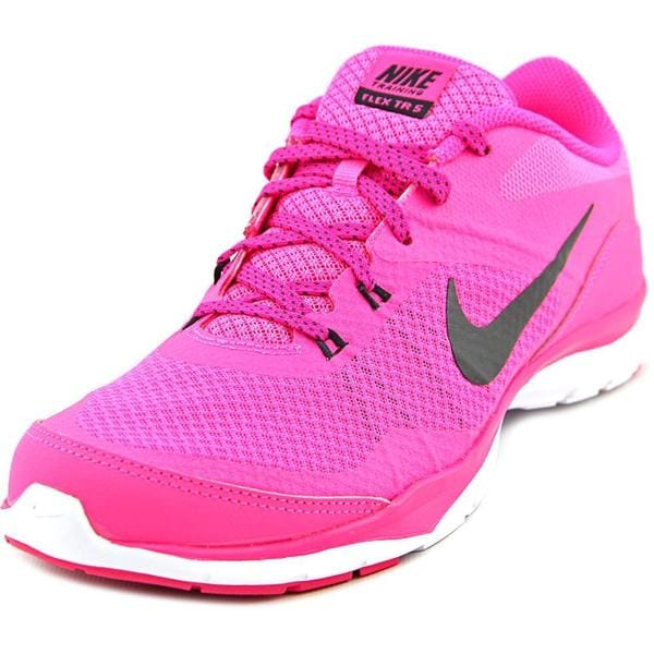 Nike Women's 'Flex Trainer 5' Mesh Athletic Shoes - Free Shipping Today ...
