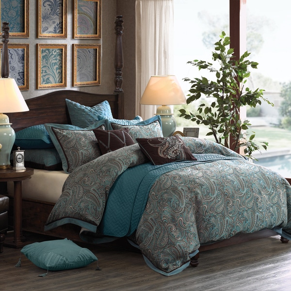 Hampton Hill Lauren Blue Comforter Set