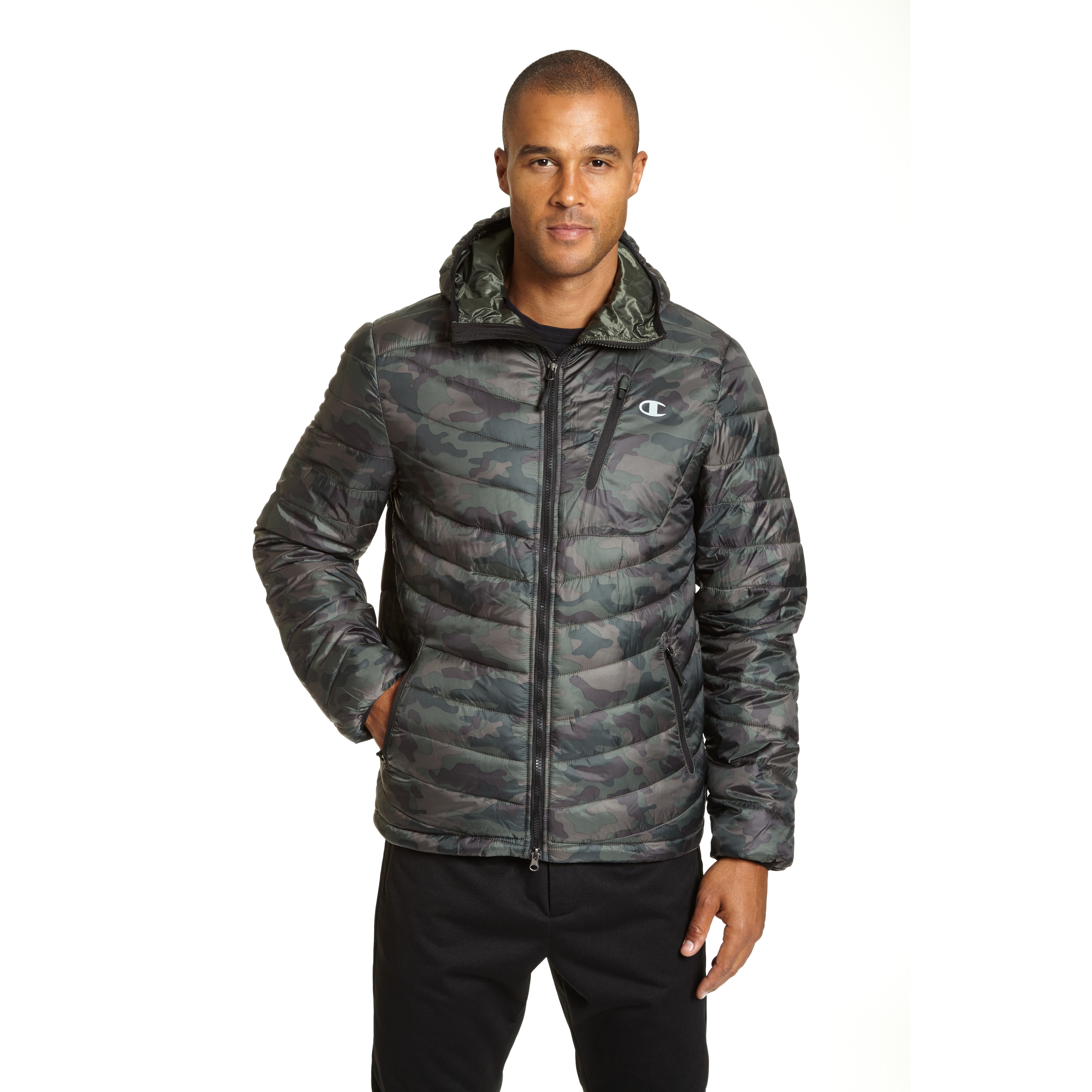 champion men's insulated puffer jacket