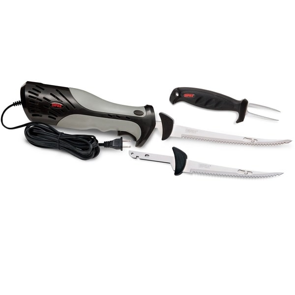 Rapala Black Heavy-Duty Electric Fillet Knife Combo