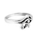 preview thumbnail 2 of 4, Everyday Egyptian Eye of Horus Sterling Silver Ring (Thailand)