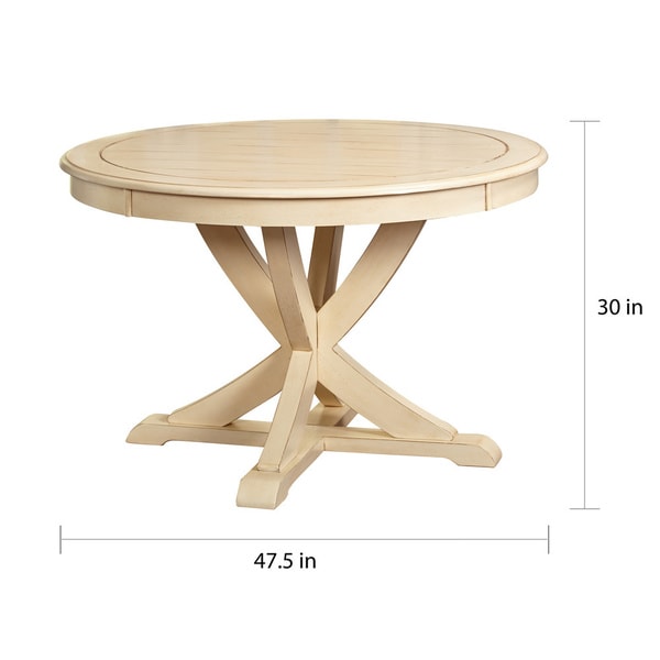 Country style discount round dining table