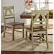 Simple Living Vintner Country Style Dining Chairs (Set of 2) - Antique Green/Oak