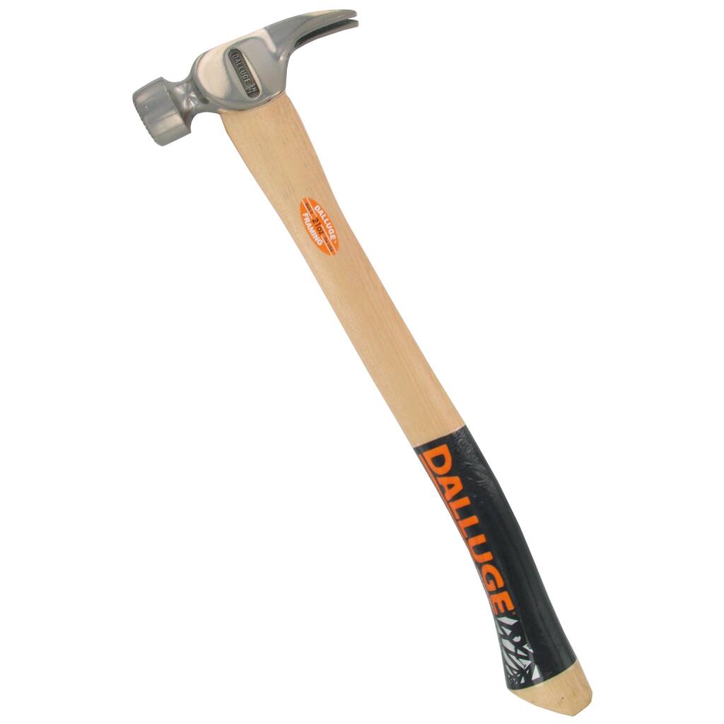 Dalluge Tools 2115C 21 Oz Magnetic Nail Holder Curved Handle Framing Hammer