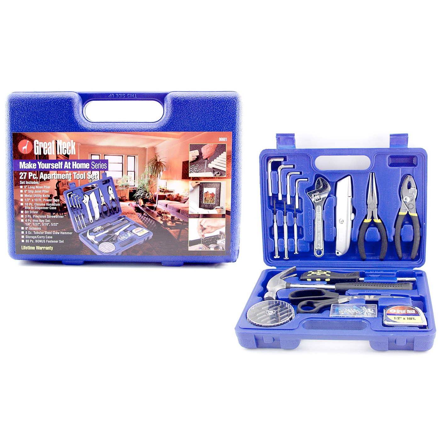 Great Neck 96601 27 Piece Apartment Tool Set Multi eBay