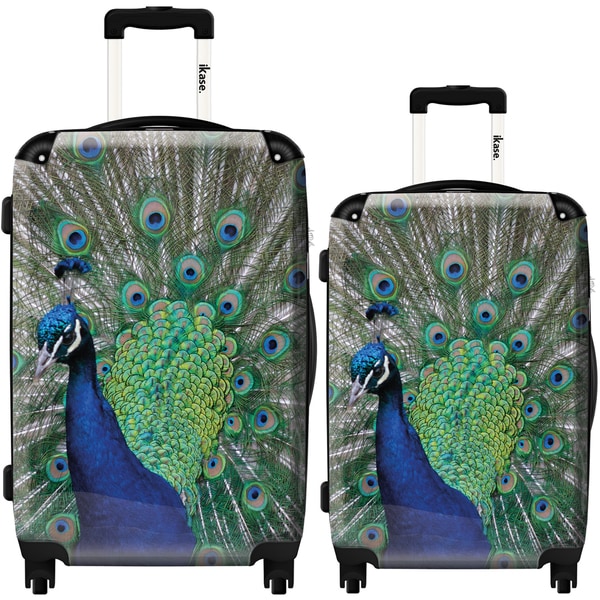 peacock luggage set