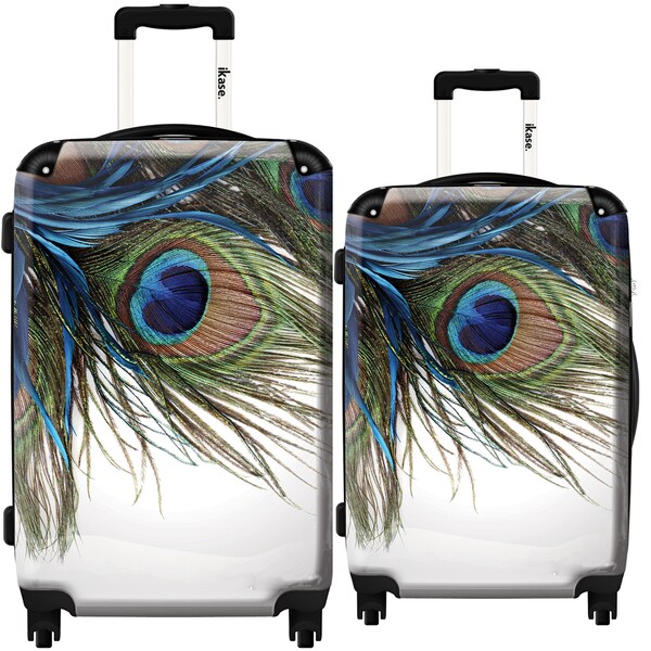 peacock luggage set