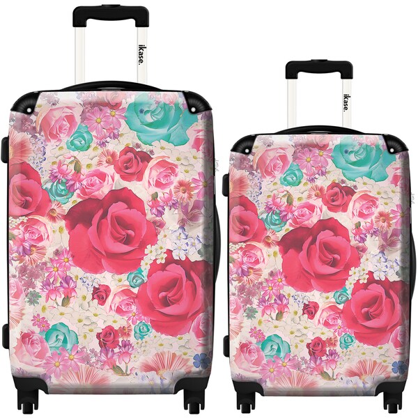 floral print luggage sets