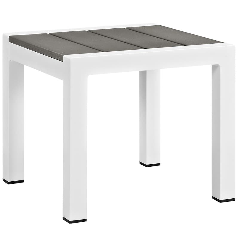 Beach Outdoor Patio Aluminum Side Table