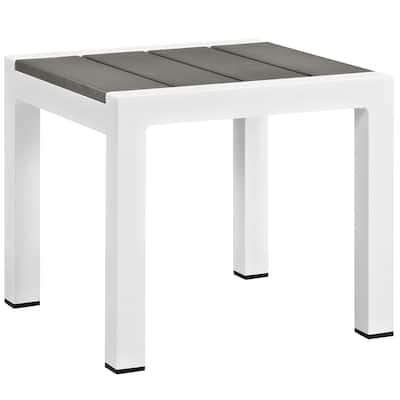 Beach Outdoor Patio Aluminum Side Table