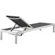 preview thumbnail 10 of 14, Beach Outdoor Patio Aluminum Chaise