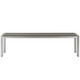 preview thumbnail 3 of 1, Beach Outdoor Patio Aluminum Bench