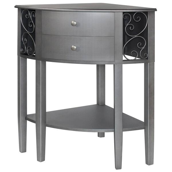 Shop Gallerie Decor Sutton Two Door Corner Chest Overstock