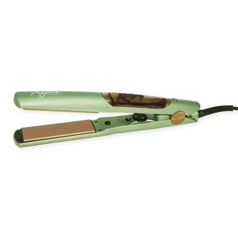 Agave Healing Vapor Green Ceramic 1.25-inch Flat Hair Iron with 1 Infusion