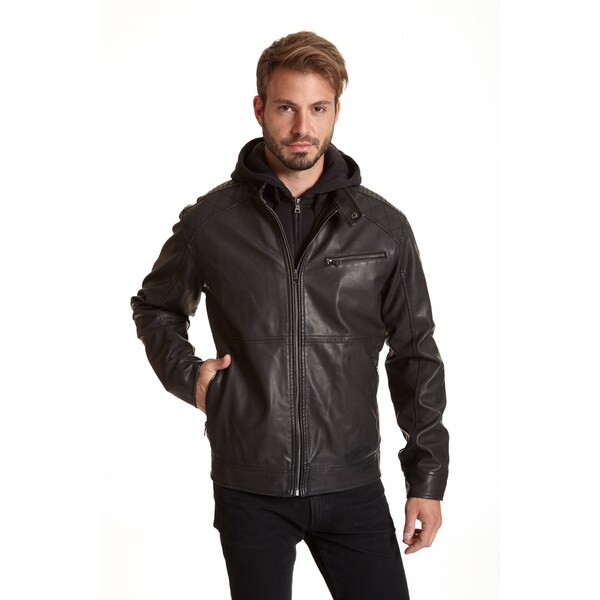 faux leather jackets for men big and tall