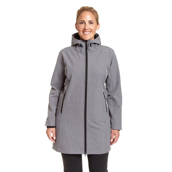 Shop Champion Women's Polyester Plus-size Hooded 3/4 Softshell Jacket ...