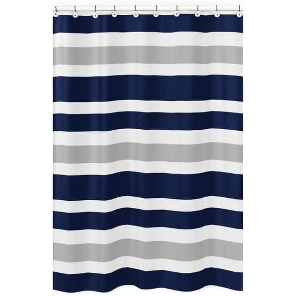 navy blue shower curtain amazon