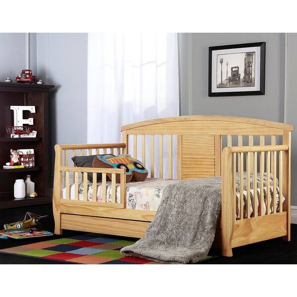 slide 2 of 2, Dream On Me, Deluxe Toddler Day Bed - Natural Finish
