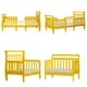 preview thumbnail 6 of 4, Dream On Me Emma Yellow 3-in-1 Convertible Toddler Bed