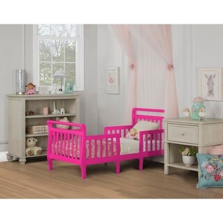 Dream On Me Emma Fuchsia Pink 3-in-1 Convertible Toddler Bed