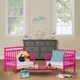 preview thumbnail 4 of 7, Dream On Me Emma Fuchsia Pink 3-in-1 Convertible Toddler Bed