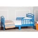 preview thumbnail 2 of 1, Dream On Me Elora Collection Blue Toddler Bed