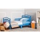 preview thumbnail 1 of 1, Dream On Me Elora Collection Blue Toddler Bed