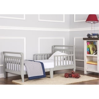 Dream On Me, Classic Design Toddler Bed - Free Shipping Today ... - Dream On Me Grey Toddler Sleigh Bed