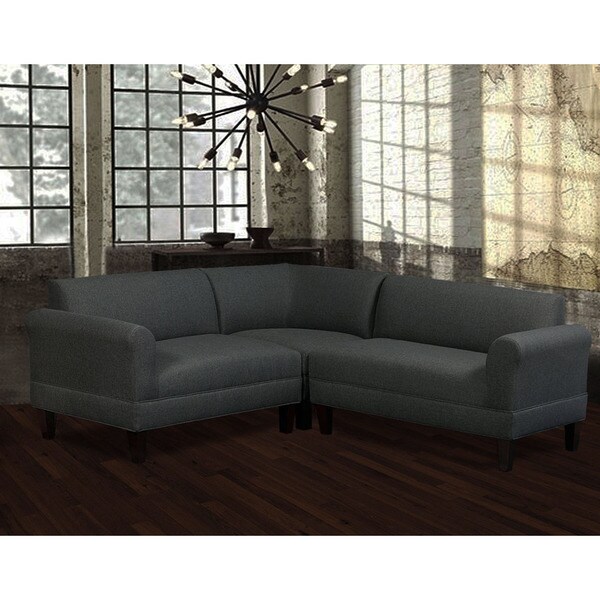 Shop Carolina Accents Briley Grey 3-piece Sectional - Free ... Shop Carolina Accents Briley Grey 3-piece Sectional - Free ... on Riley 3 Piece Sectional Charleston id=45091