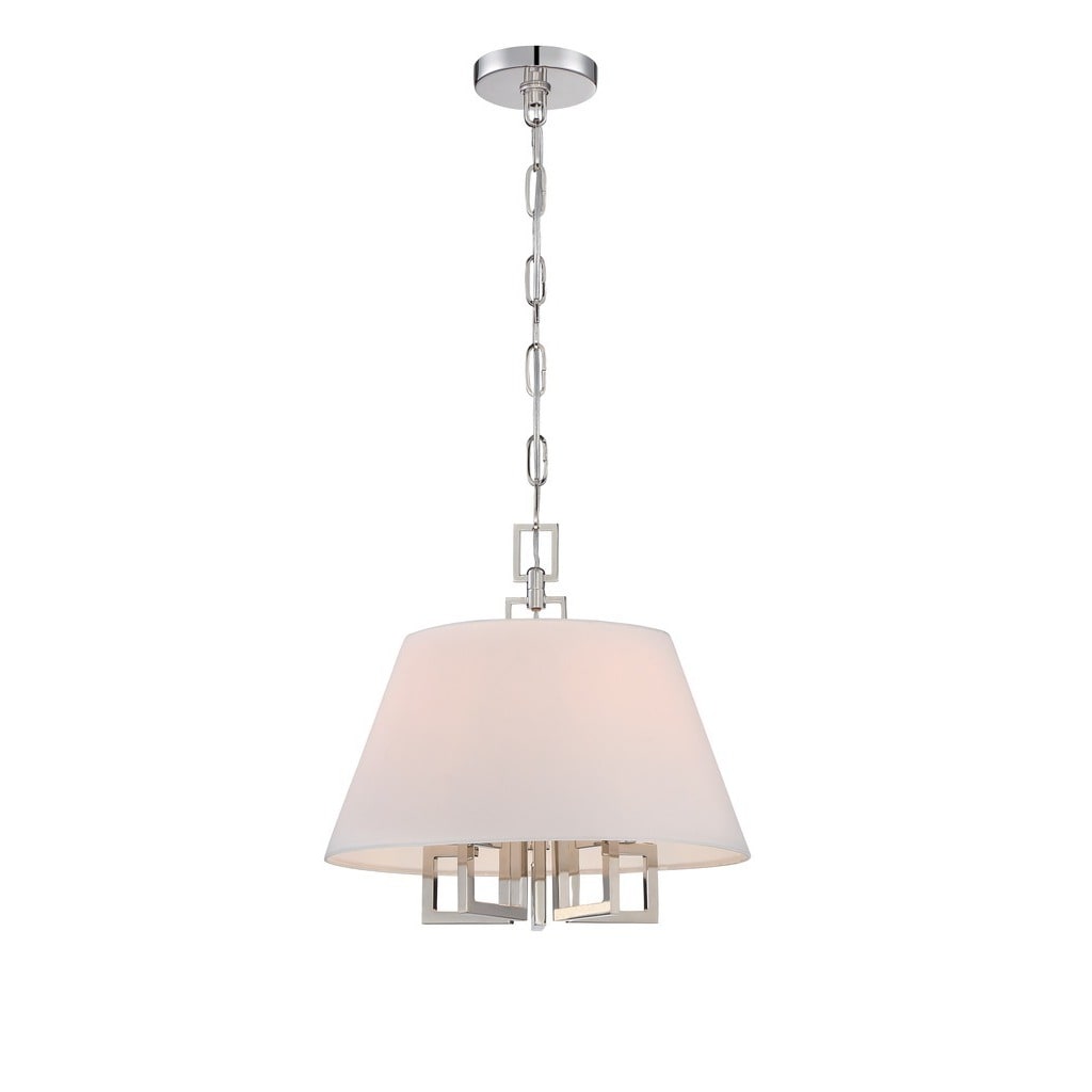 Crystorama Libby Langdon Westwood Collection 5-light Polished Nickel Chandelier - Chandeliers For Bedrooms by Overstock.com