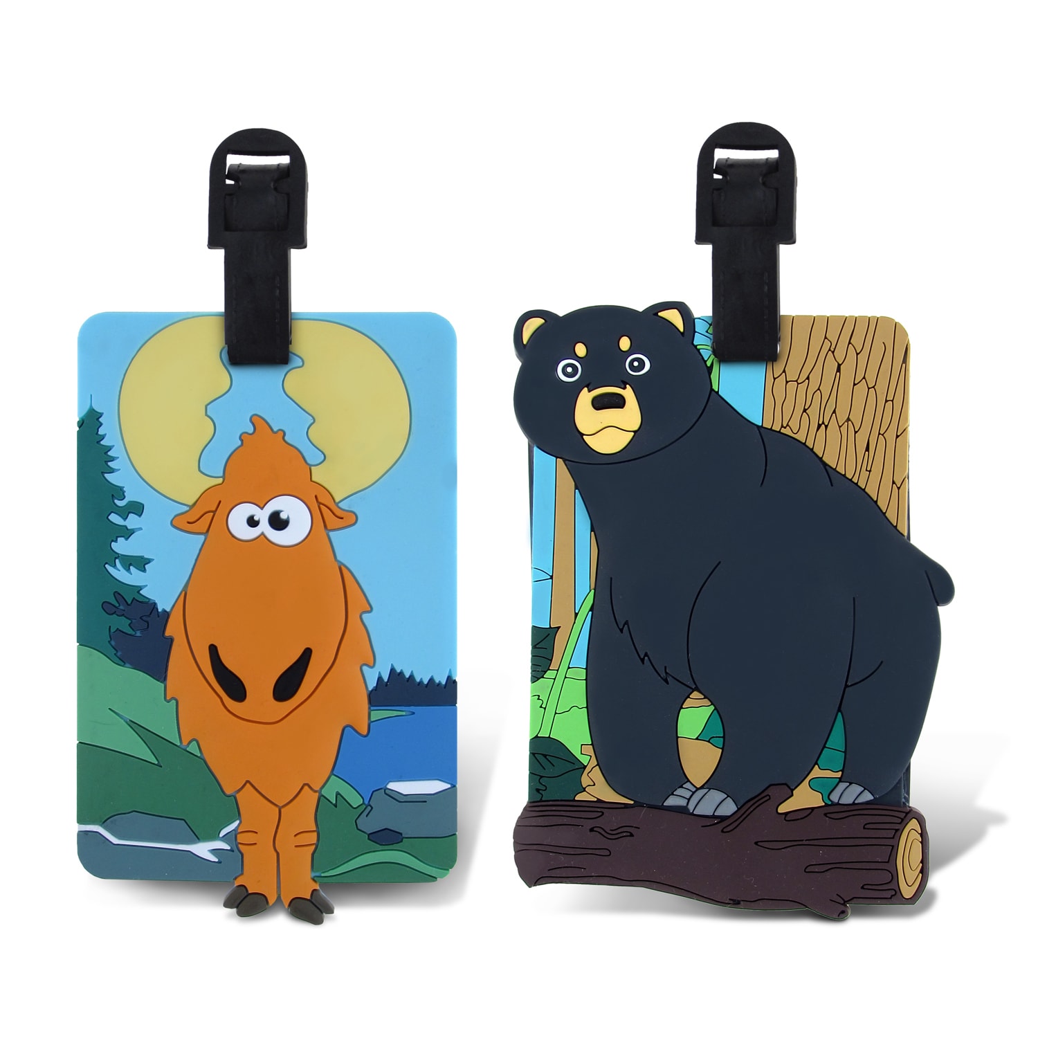 goofy luggage tag