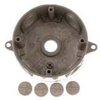 Hubbell-Bell 5361-7 4 Round Weatherproof Splice Box Gray