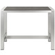 preview thumbnail 3 of 1, Outdoor Patio Aluminum Bar Table