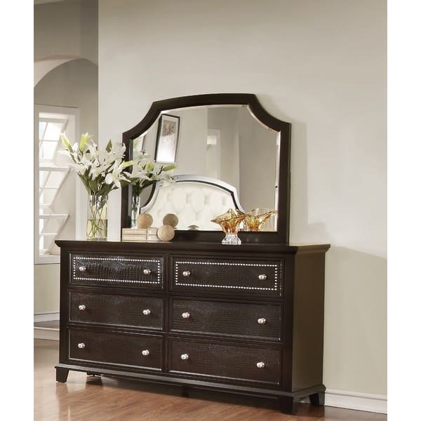 Shop Lyke Home Metra Dresser And Mirror Set Free Shipping Today