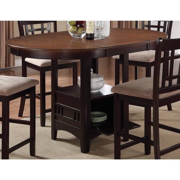 Shop Coaster Company Espresso Counter Height Table With