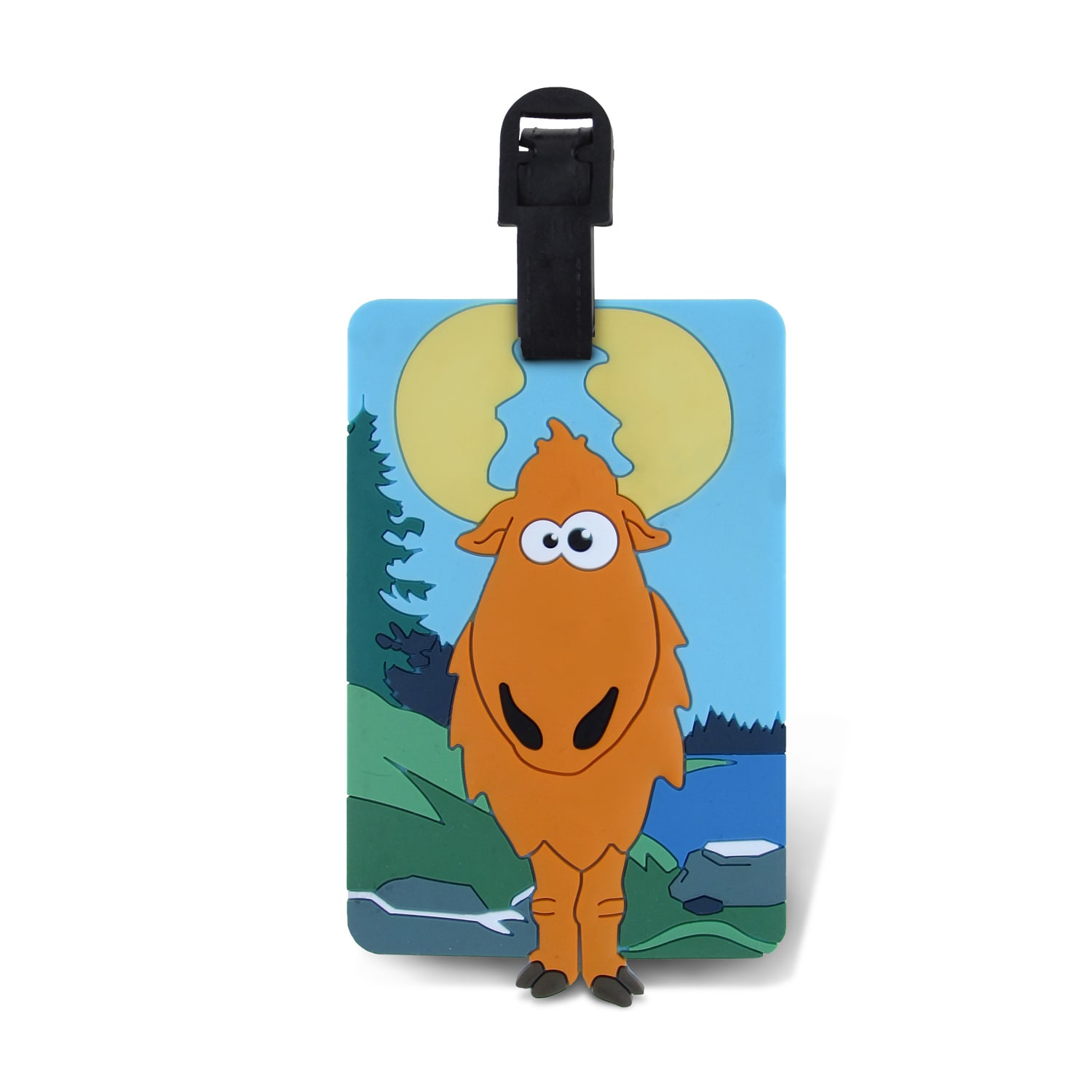 goofy luggage tag