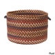preview thumbnail 5 of 5, The Curated Nomad Cassia Storage Basket - 18 in L x 18 in W x 12 in H Rust