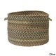 preview thumbnail 4 of 5, The Curated Nomad Cassia Storage Basket - 18 in L x 18 in W x 12 in H Olive
