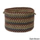 preview thumbnail 6 of 5, The Curated Nomad Cassia Storage Basket - 18 in L x 18 in W x 12 in H Dark Brown