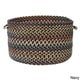 preview thumbnail 3 of 5, The Curated Nomad Cassia Storage Basket - 18 in L x 18 in W x 12 in H Navy