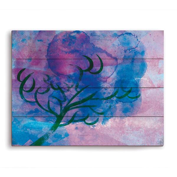 Indigo Sapling' Wall Art on Wood - Bed Bath & Beyond - 12386345