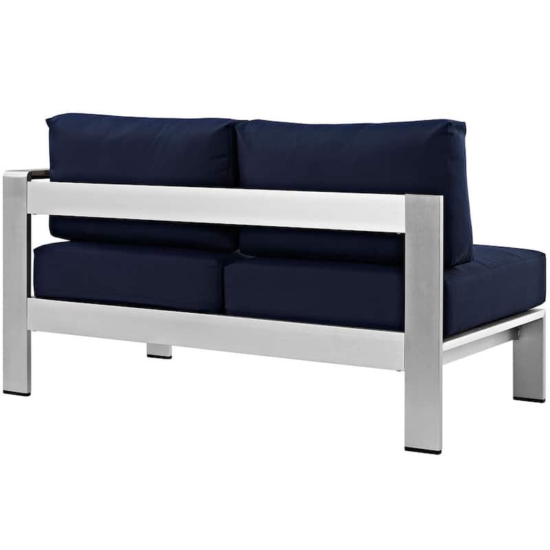 Beach Outdoor Patio Aluminum Loveseat