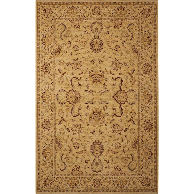 Nourison Parthia Area Rug - Beige - 3' 6" x 5' 6" - Rectangle