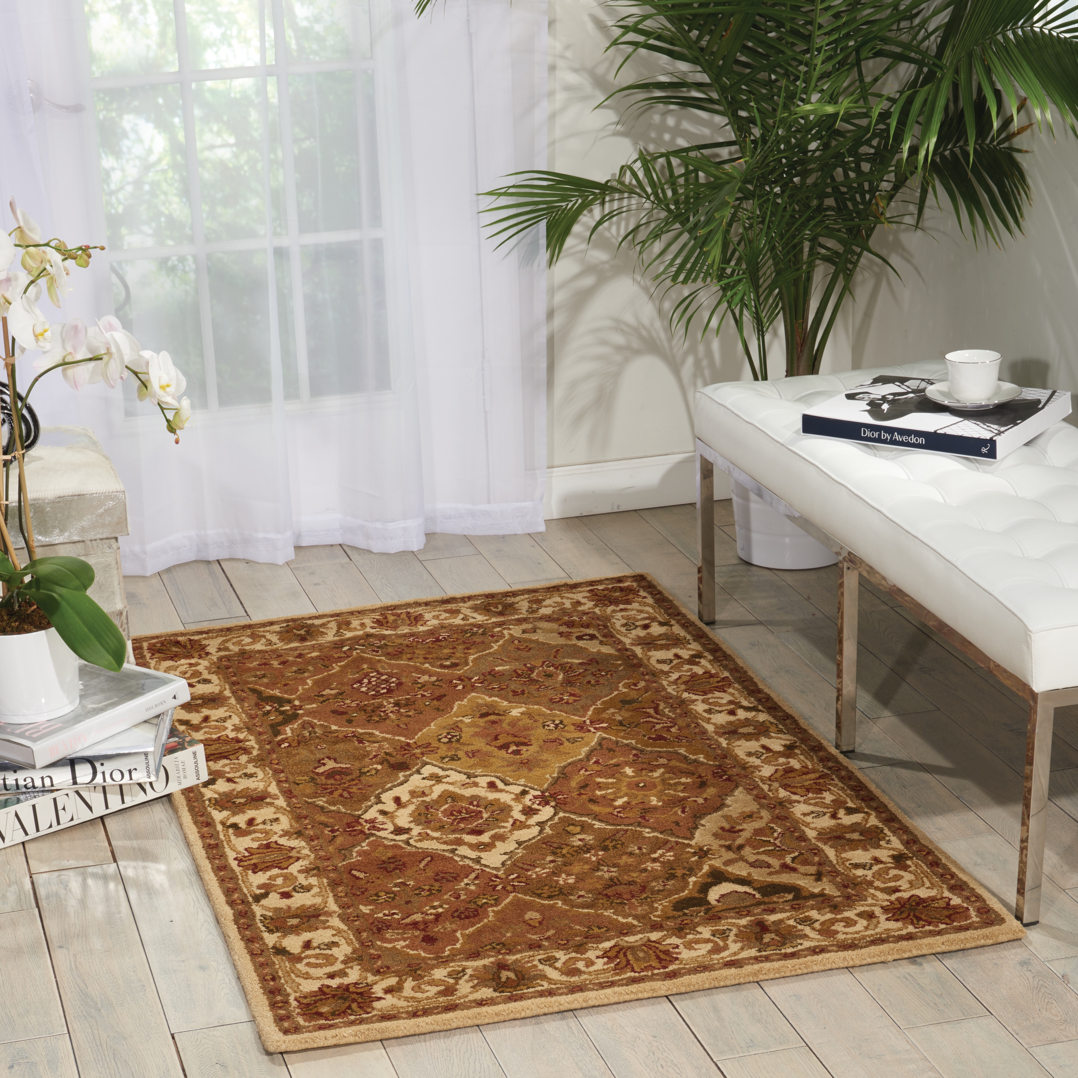 Nourison India House Multicolor Area Rug - 3'6" x 5'6"