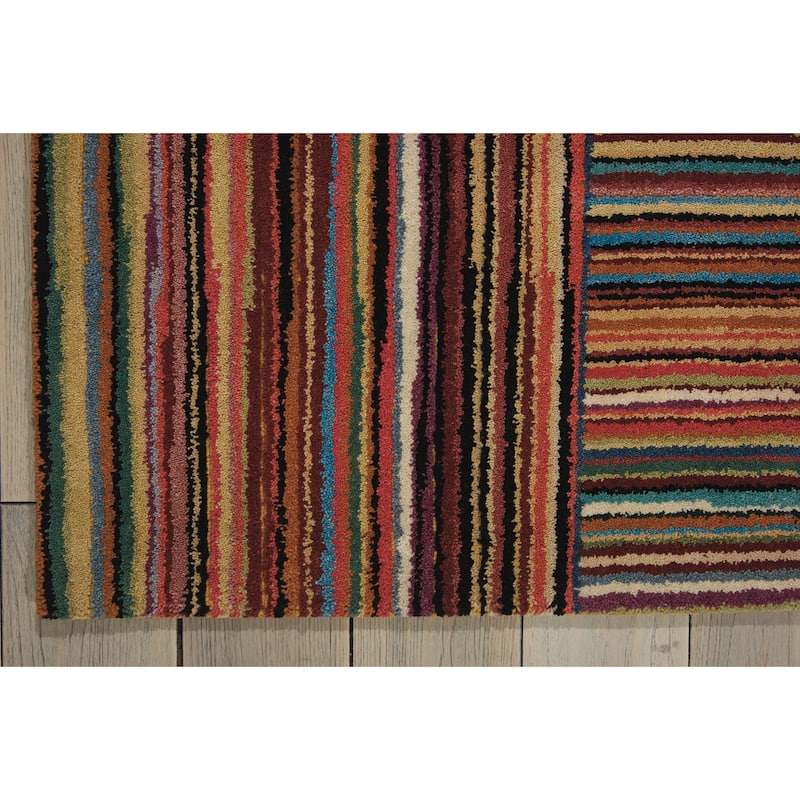 Nourison Aspects Multicolor Area Rug - 3' 9" x 5' 9"